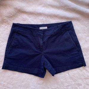 New York & Company Cotton Hampton Shorts.  Size 2.  Navy Color